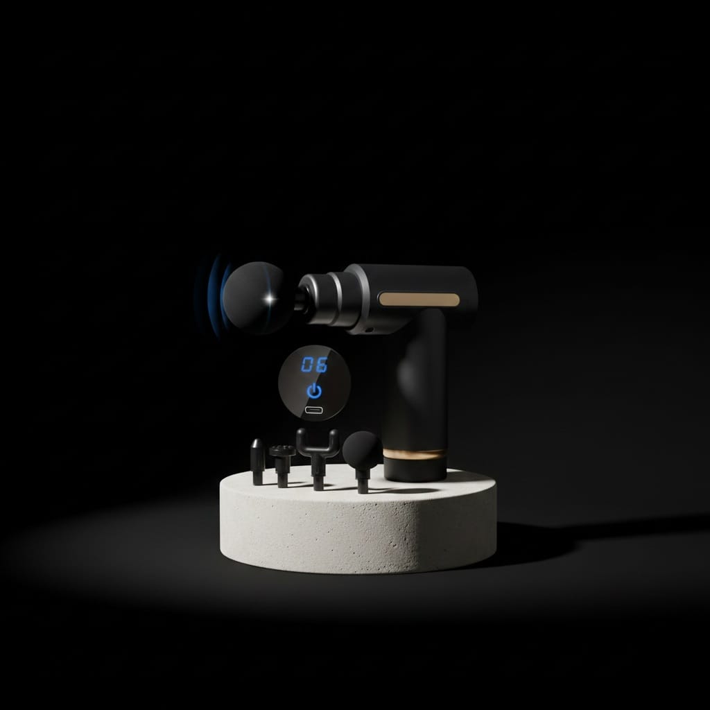 Portable Deep Tissue Massager – Mini Handheld Gun