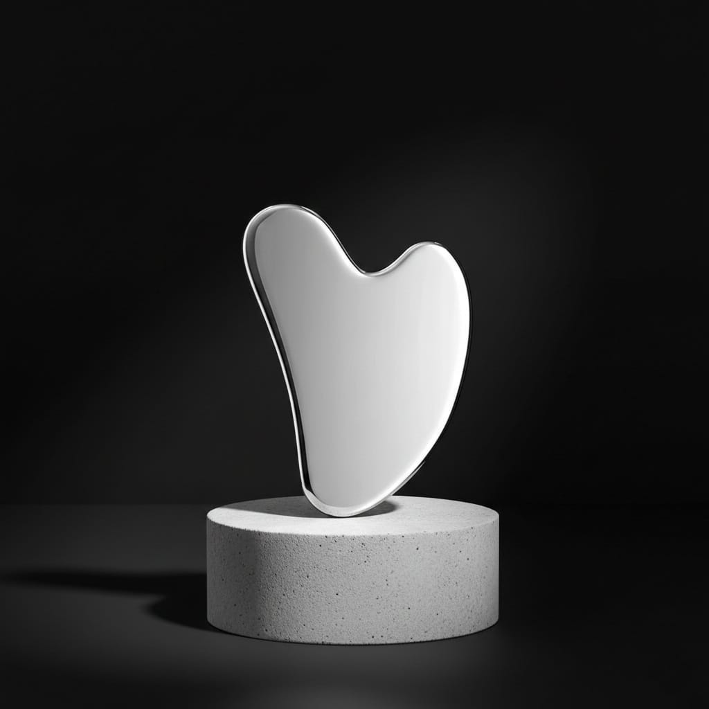 Gua Sha Massage Tool – Stainless Steel Scraping Plate