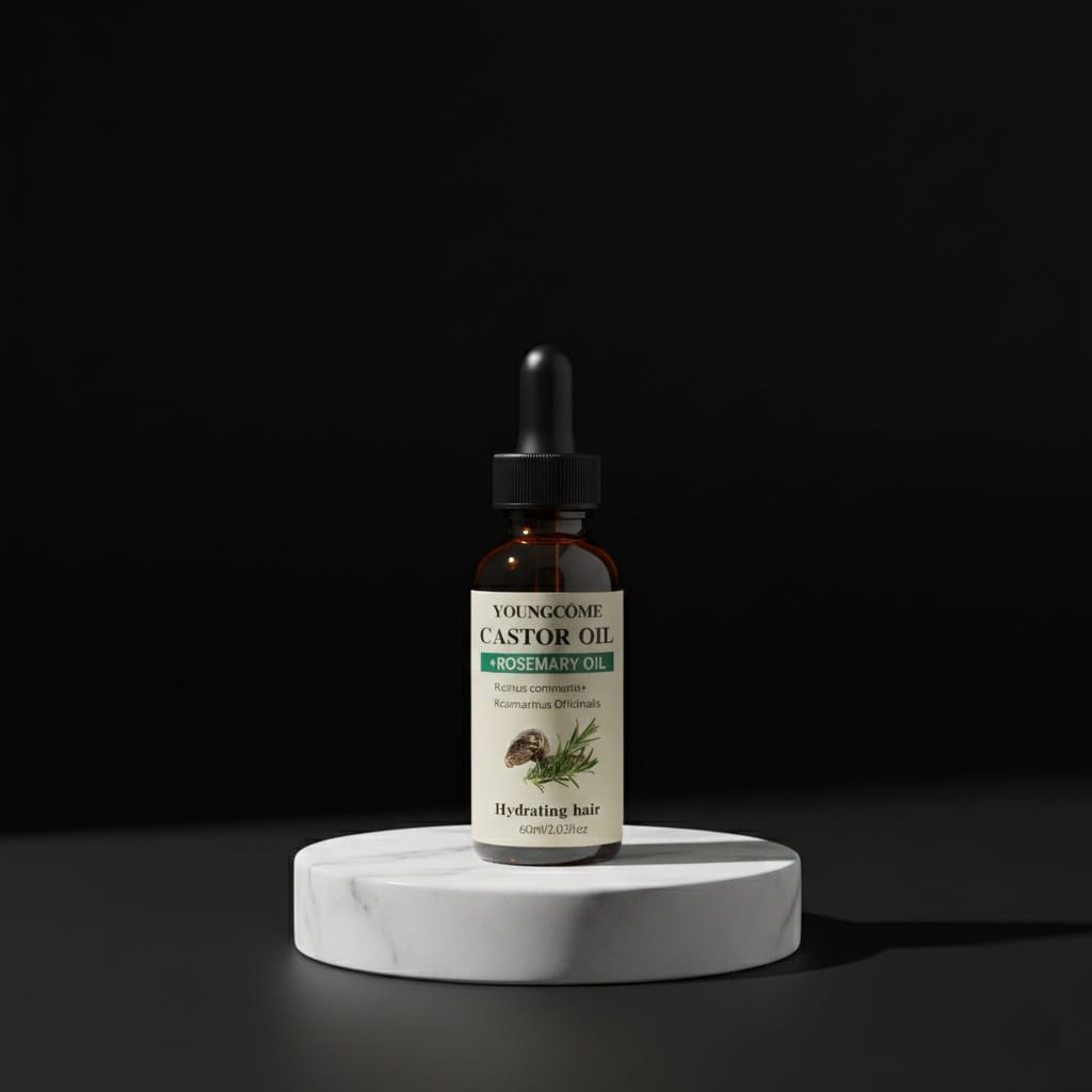 Anti-Hair Loss Oil – Castor & Rosemary Blend