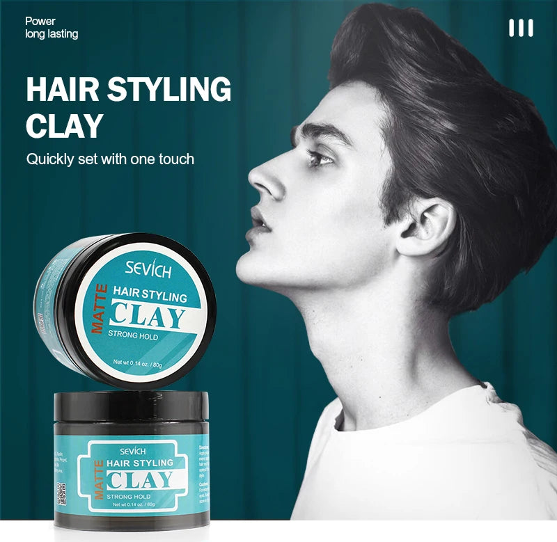 Men’s Matte Hair Clay – Smooth & Flexible Hold