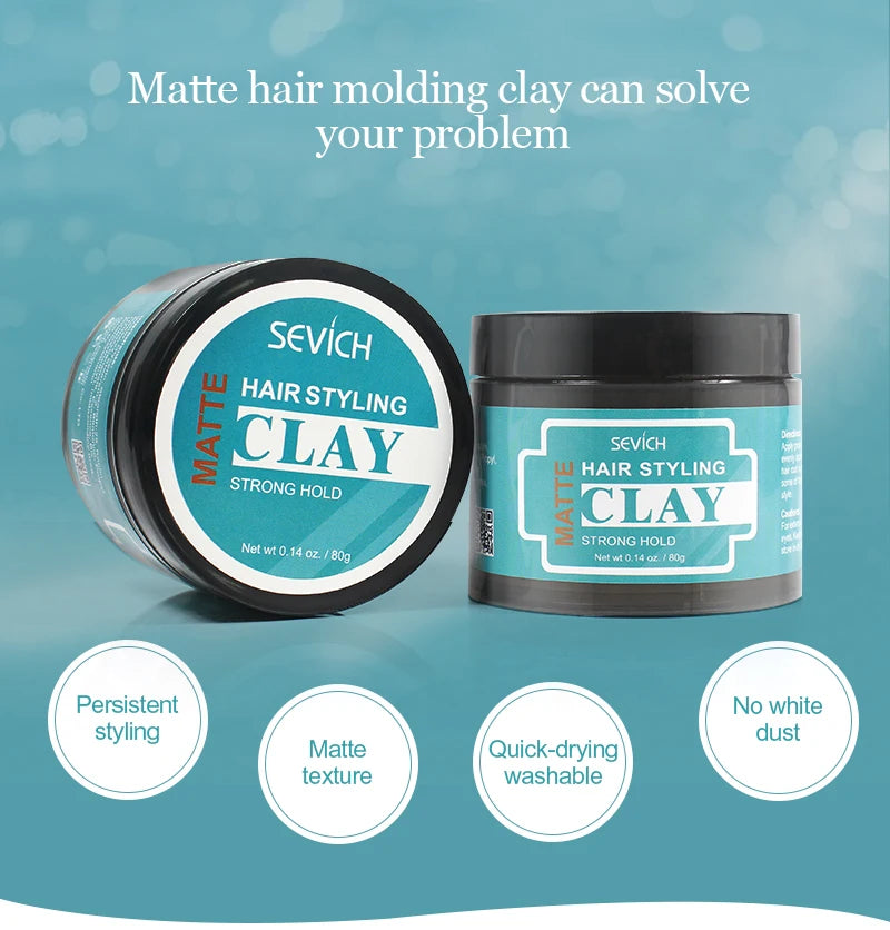 Men’s Matte Hair Clay – Smooth & Flexible Hold