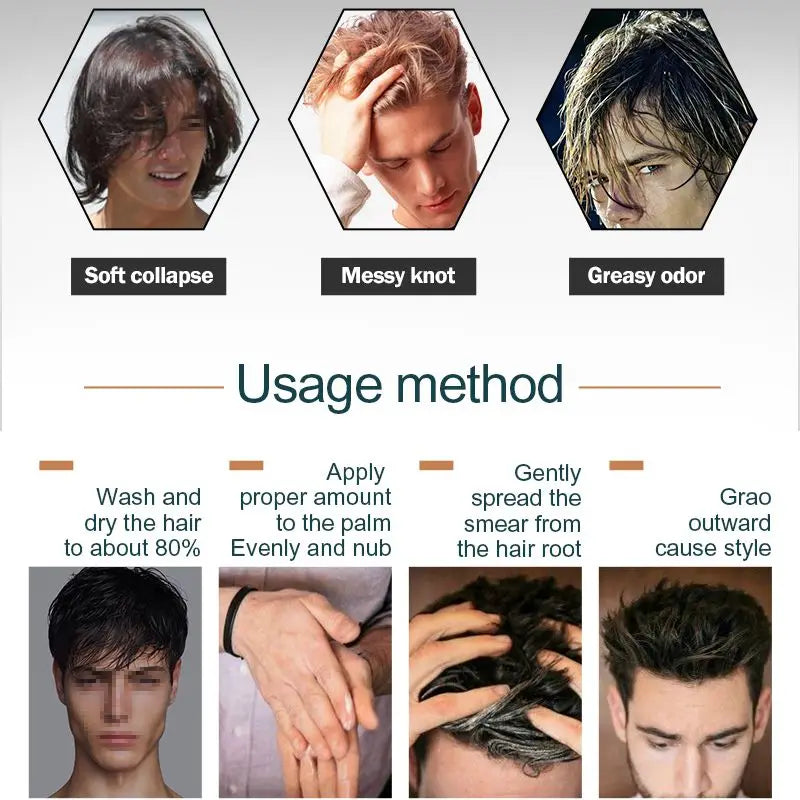 Men’s Matte Hair Clay – Smooth & Flexible Hold