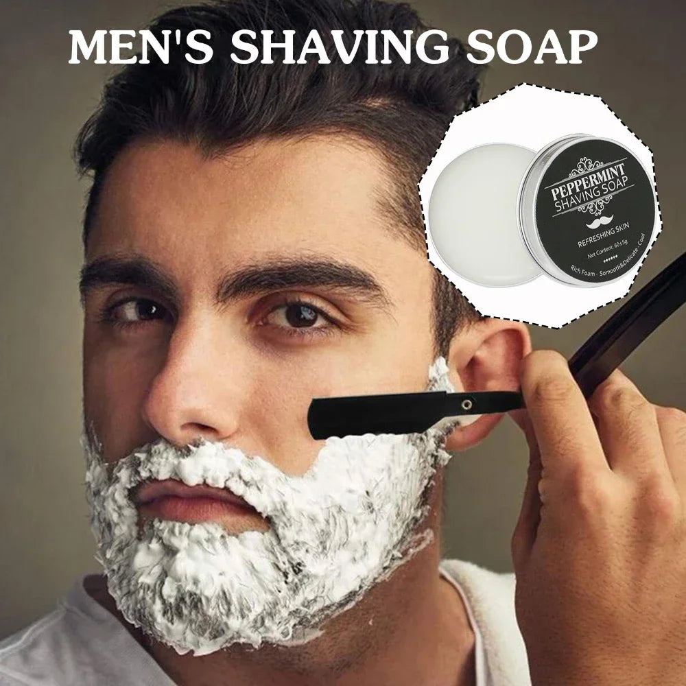 Men’s Organic Shaving Bar – Fresh & Clean Finish