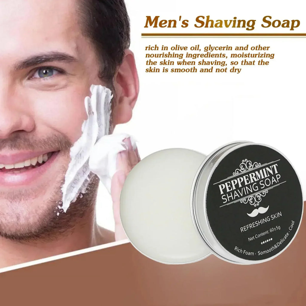 Men’s Organic Shaving Bar – Fresh & Clean Finish