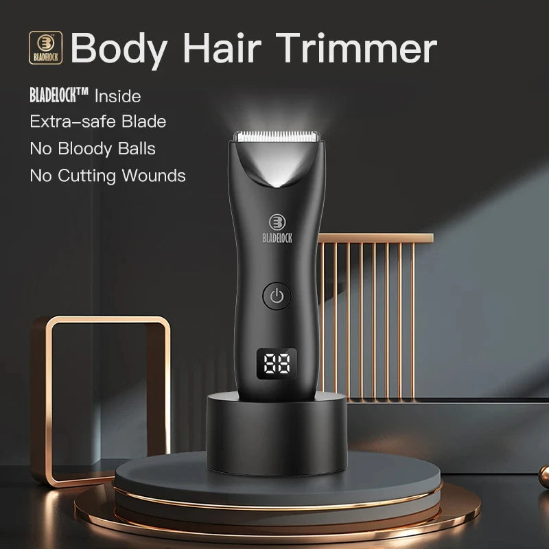 Men’s Body Grooming Trimmer – Rechargeable Clippere Ceramic Trimmer Bikini Epilator