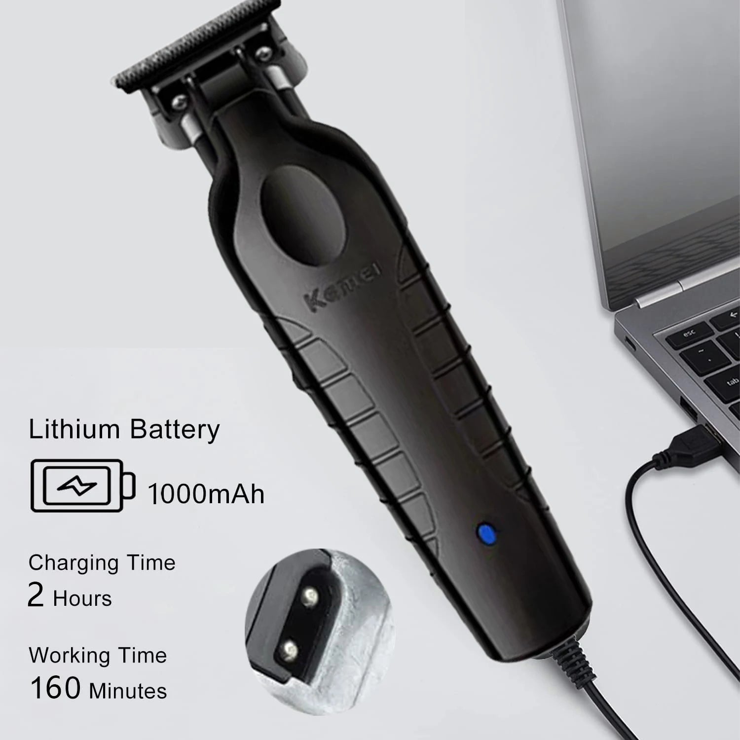 Electric Cordless Finishing Clipper – Zero Gap Blade