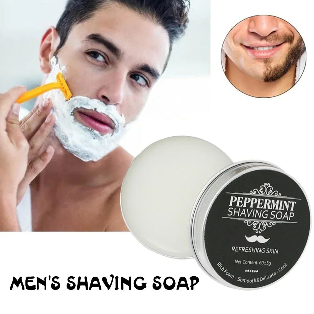 Men’s Organic Shaving Bar – Fresh & Clean Finish