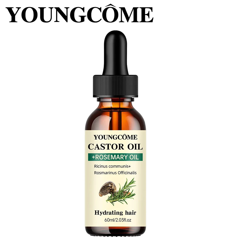 Anti-Hair Loss Oil – Castor & Rosemary Blend
