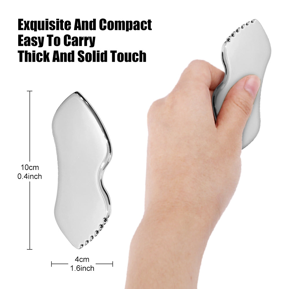 Gua Sha Massage Tool – Stainless Steel Scraping Plate