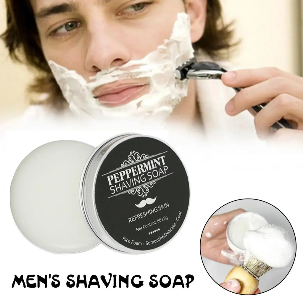 Men’s Organic Shaving Bar – Fresh & Clean Finish